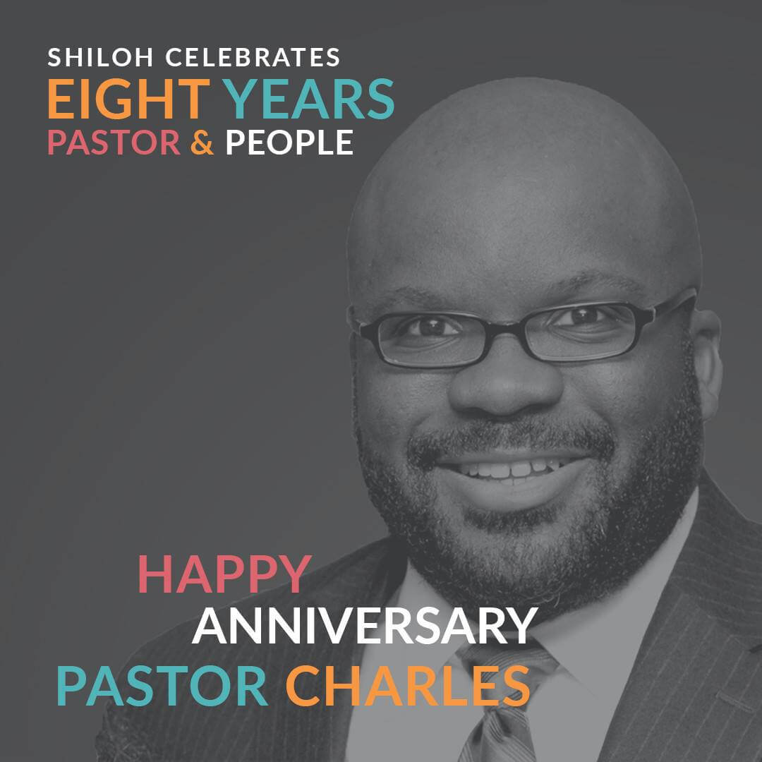 Celebrating 8 years as pastor and people h b charles jr 